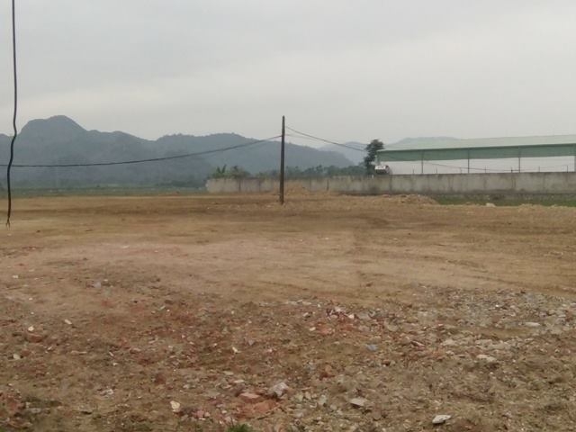 Bán đất công nghiệp 11020m2 tại khu CN Tam Điệp, Ninh Bình đã san nền, xây tường bao