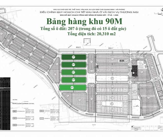 Khu đô thị Quang Minh Green đẳng cấp được mở bán, LH. Mr. Huy 0964156193