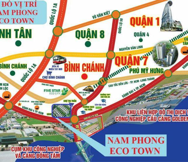 Đầu tư siêu lợi nhuận với dự án Nam Phong Eco Town, chỉ từ 600 triệu/nền, CK 5% + 5 chỉ vàng