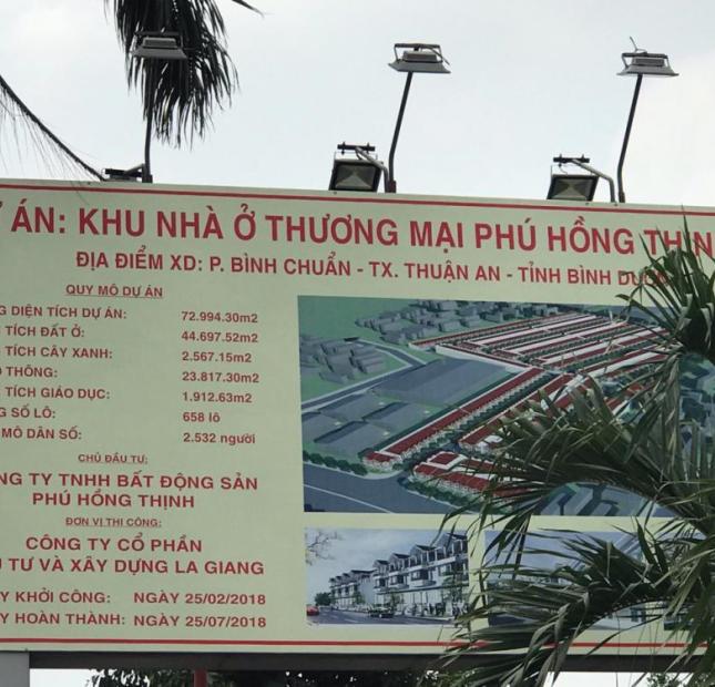 Đất nền dự án siêu đẹp tại Bình Chuẩn, Thuận An, Bình Dương, SHR, 100% thổ cư