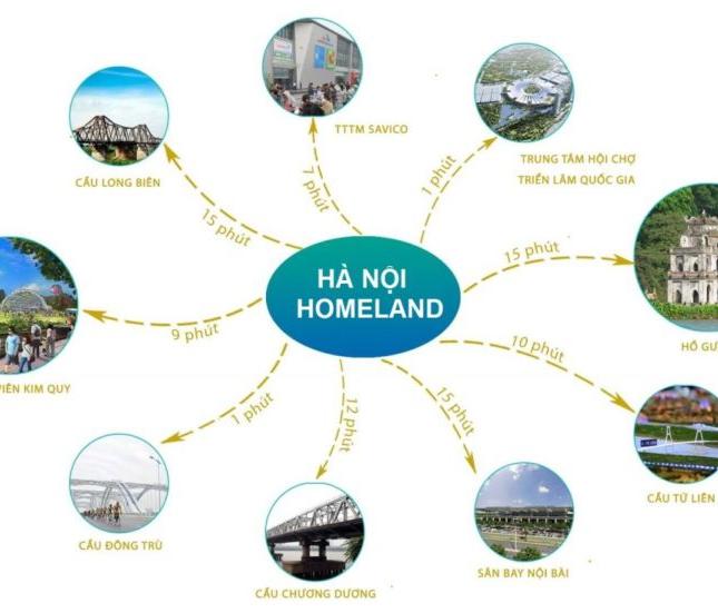 Ra hàng đợt 2 dự án chung cư Hà Nôi Homeland, giá chỉ từ 1,1 tỷ/căn, LH: 09345 989 36