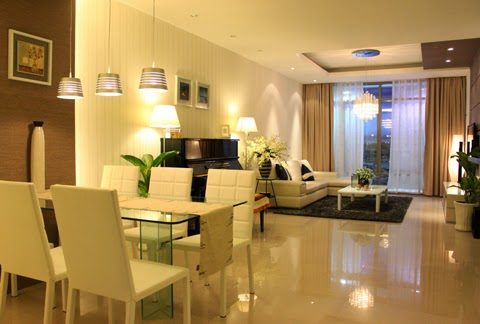 Cho thuê CCCC Vinhomes Nguyễn Chí Thanh, 3PN, 125 m2, full nội thất, giá 40 tr/tháng