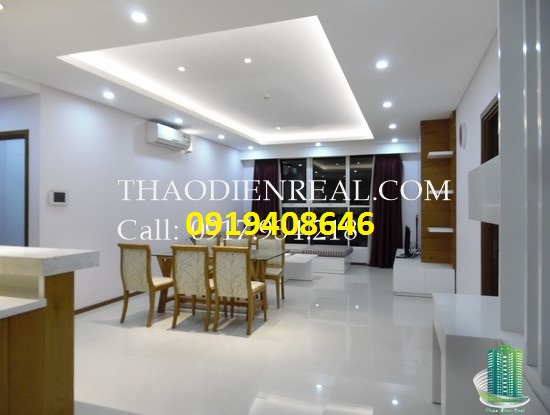 Cho thuê căn hộ Thảo Điền Pear, 3PN, nội thất đẹp, phong cách 137m2, 31.5 triệu/th. 0919408646