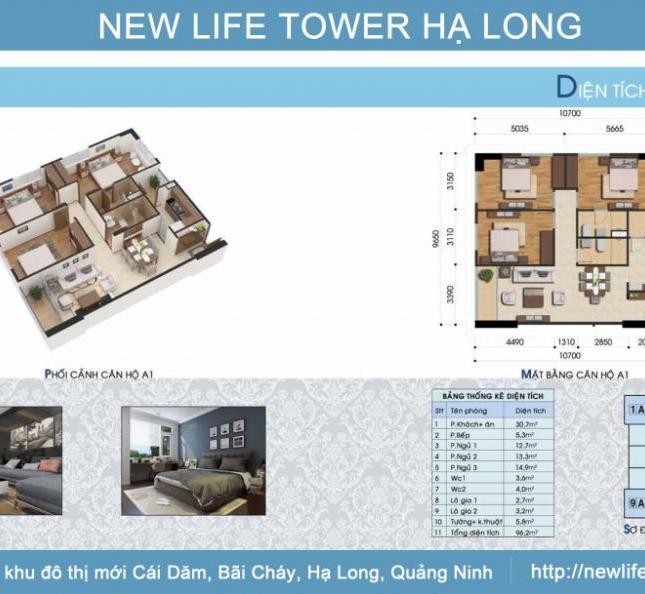 New Life Tower Hạ Long cao cấp mở bán, giá trị cuộc sống đích thực LH M.Huy 0964151693