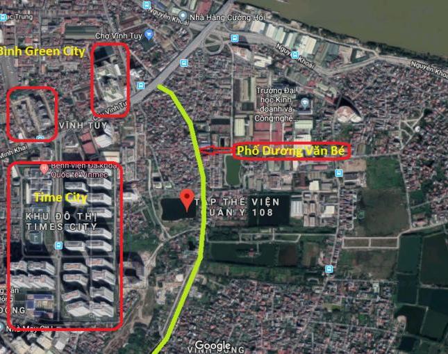 Mặt phố mới Dương Văn Bé, Hai Bà Trưng, vỉa hè 5m, 62m2, 4 tầng, giá 12,5 tỷ