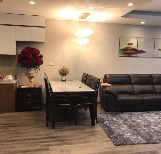 Cho thuê căn hộ tại Ngọc Khánh Plaza, DT 105m2, 2PN, full nội thất cao cấp, giá 18tr/tháng