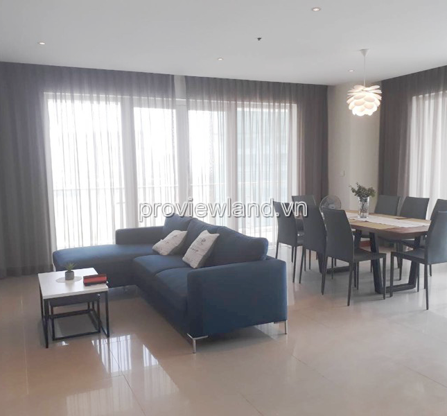 Bán căn hộ Đảo Kim Cương, 180m2, 2 phòng ngủ, đầy đủ nội thất view sông
