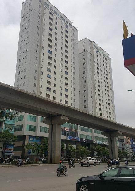 Cho thuê chung cư Số 7 Trần Phú, 132m2, nội thất cơ bản, giá thuê 10 triệu/tháng
