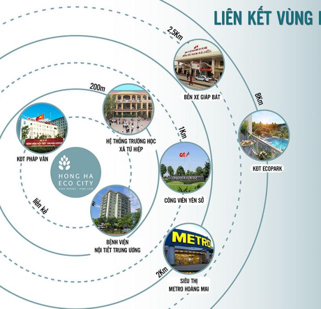 Bán căn hộ góc 3PN, giá 1,7 tỷ tại Hồng Hà Eco City, Tứ Hiệp, Thanh Trì