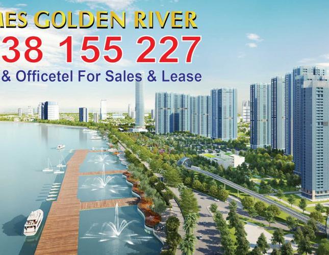 Cần cho thuê CH Vinhomes Golden River 1- 2 PN, giá tốt nhất thị trường, LH PKD CĐT 0938.155.227