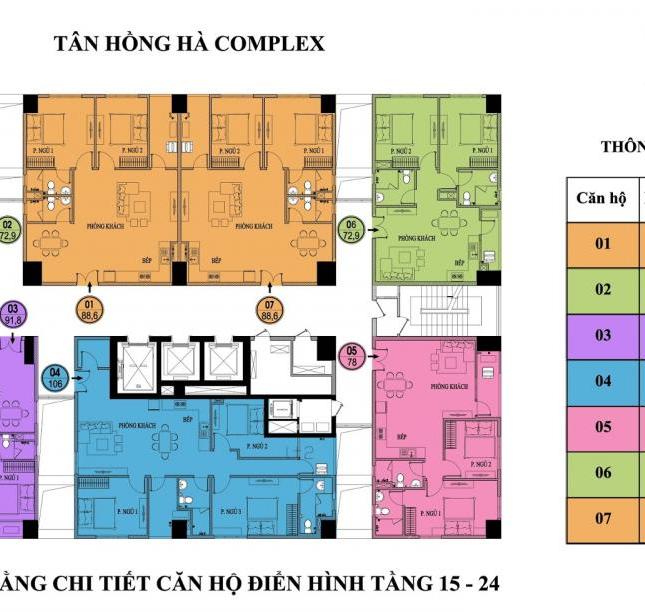 Bán căn hộ chung cư tại đường Trường Chinh, Thanh Xuân, Hà Nội diện tích 106m2, giá 34 tr/m2