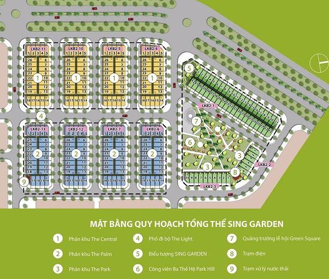 Bán đất nền khu đô thị Sing Garden, xã Phù Chẩn, Từ Sơn, sinh lời cao, LH: 0973993022