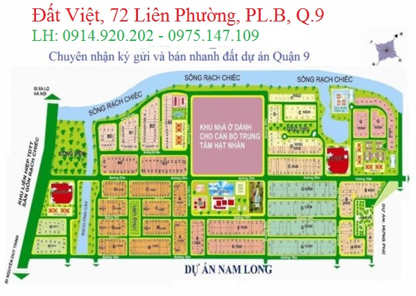 Bán đất nền trục đường 25m dự án Nam Long mở rộng, Phước Long B, quận 9, nền B, 129m2, giá 78 tr/m2