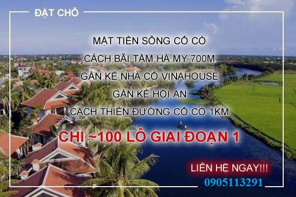 Siêu dự án COCO COMPLEX RIVERSIDE Đà Nẵng - Hội An chính thức mở cửa!!!
