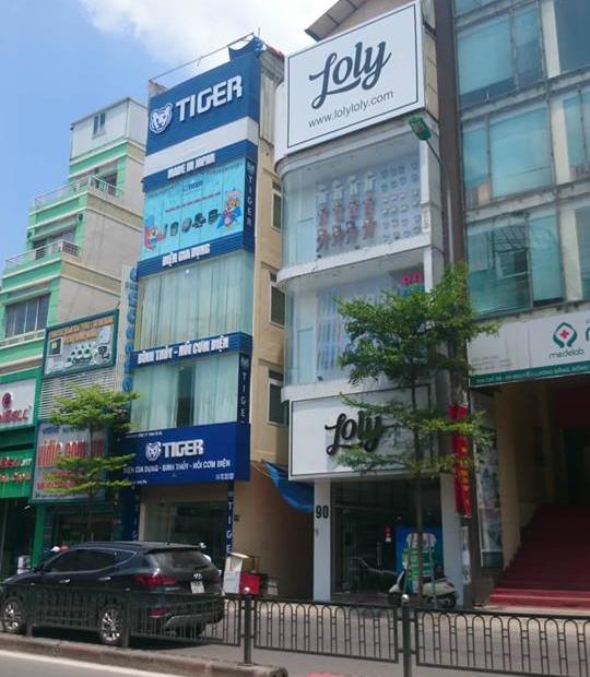 bán nhà mặt phố Nguyễn Lương Bằng,vị trí đẹp,diện tích 95m,xây 5 tầng,vỉa hè rộng