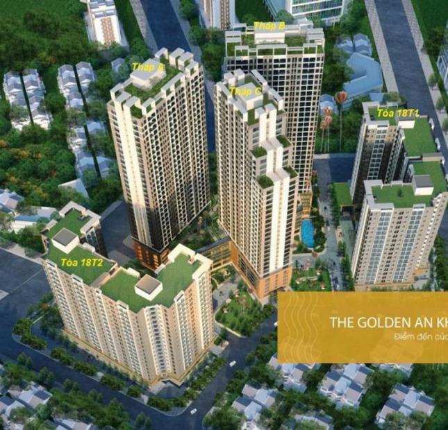 Bán căn 65m2 chung cư The Golden An Khánh 32T nhận nhà ở luôn