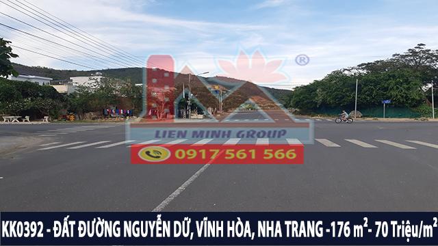 Bán đất xây khách sạn gần biển mặt tiền đường Nguyễn Dữ,Nha Trang 