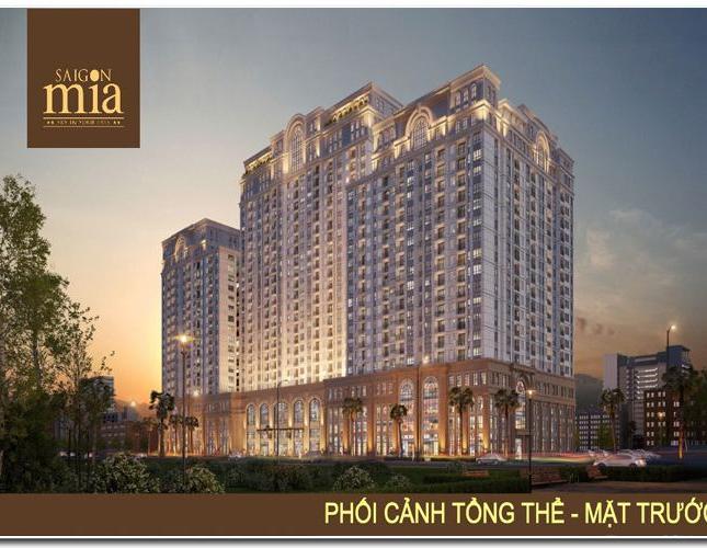 Bán căn hộ Sài Gòn Mia từ chính chủ, giá rẻ hơn so với chủ đầu tư, LH 0937637699