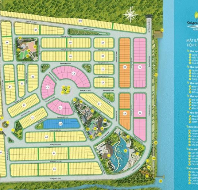 Kẹt tiền bán đất lô B7 - 23, sổ đỏ dự án Saigon Riverpark, LH Sang 0904 840 597