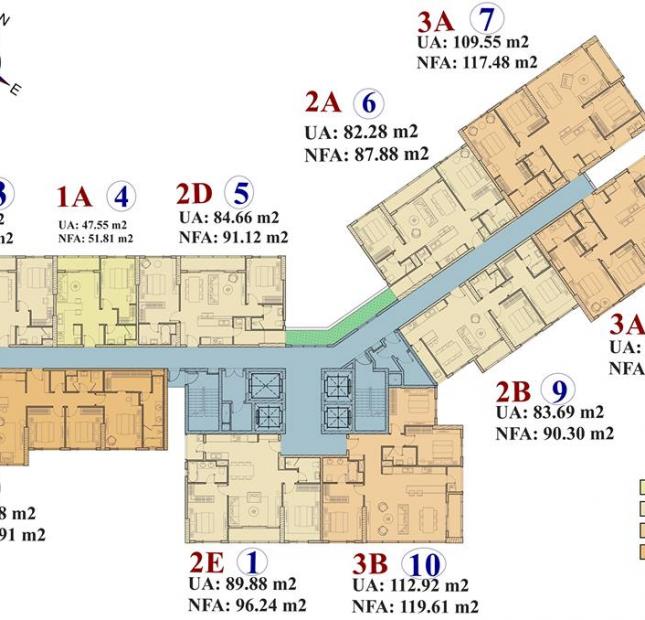 Bán căn hộ B-20.10, tháp Bora Bora, Đảo Kim Cương, 3 phòng ngủ, view sông SG, Q. 7, 6.5 tỷ (có VAT)