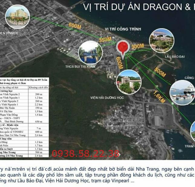 Dragon Fairy 89 Trần Phú, thiên đường nghỉ dưỡng Nha Trang, chỉ 38tr/m2, cơ hội đầu tư
