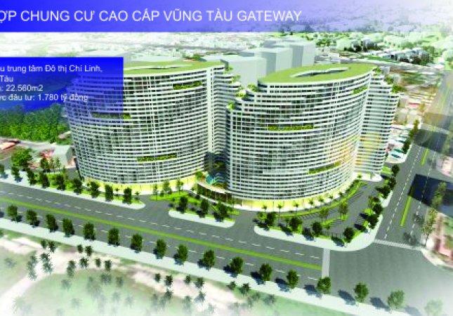 Bán căn hộ chung cư tại dự án Gateway Vũng Tàu, Vũng Tàu, Bà Rịa Vũng Tàu, DT 80m2, giá 22 tr/m2