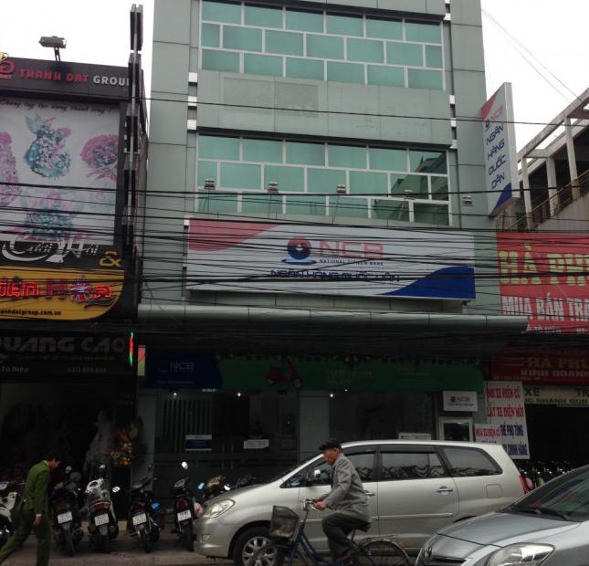 Cho thuê gấp nhà mặt đường Trần Phú, mặt tiền 8m, 140m2, 4 tầng