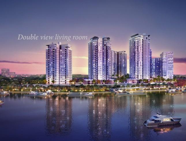 Cho thuê căn hộ Đảo Kim Cương, 3 phòng ngủ, tháp T3, tầng cao, DT 185m2, full nội thất