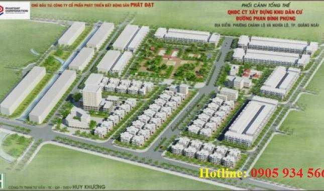 Chính thức mở bán đất nền Phan Đình Phùng, P. Chánh Lộ, TP. Quảng Ngãi, 16 tr/m2. Gọi 0905 934 566