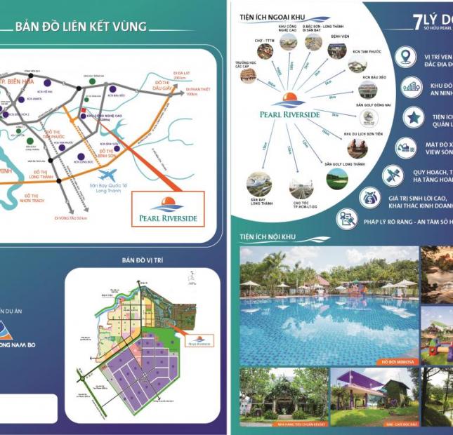 Bán Đất Nền Trong Du Lịch Giang Điền Peal Riverside Giá Chỉ 7tr/m2 LH 0938673273