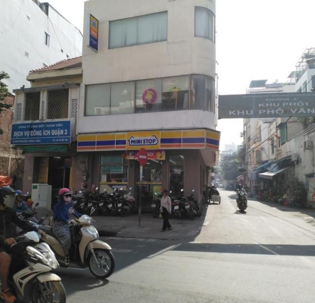 Cho thuê nhà góc 2MT 225 Nguyễn Đình Chiểu, Phường 5, Quận 3, HCM
