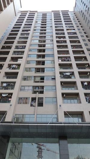 Cho thuê căn hộ chung cư 102 Trường Chinh, 2 phòng ngủ, đồ cơ bản, giá 10 triệu/tháng