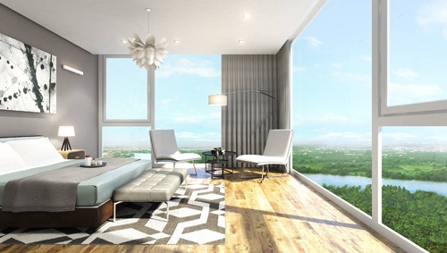 Căn penthouse Masteri Thảo Điền cần bán có diện tích 323m2, 2 tầng, 4pn
