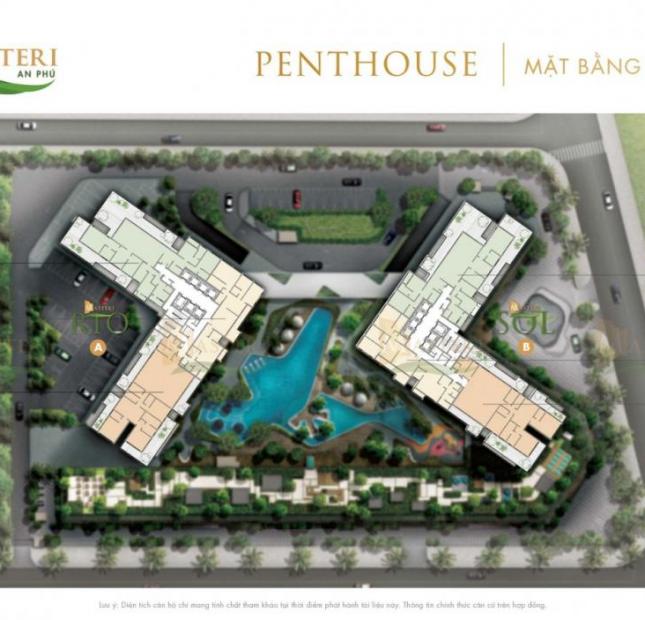 Nhận giữ chỗ suất mua penthouse Masteri An Phú, chỉ 6 căn duy nhất, mở bán vào 30/6/18. 0906626505