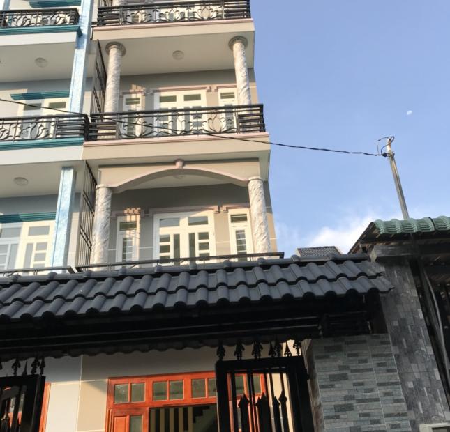Nhà mới 3 lầu, số 357 SHR, đường trước nhà ô tô Dương Đình Hội, P. Phước Long B, Q9