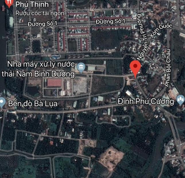 Bán đất 2 mặt tiền Nguyễn Tri Phương nối dài,mặt đường nhựa 20m và mặt tiền sông,DT 920m2,giá 8ty200 thương lượng.