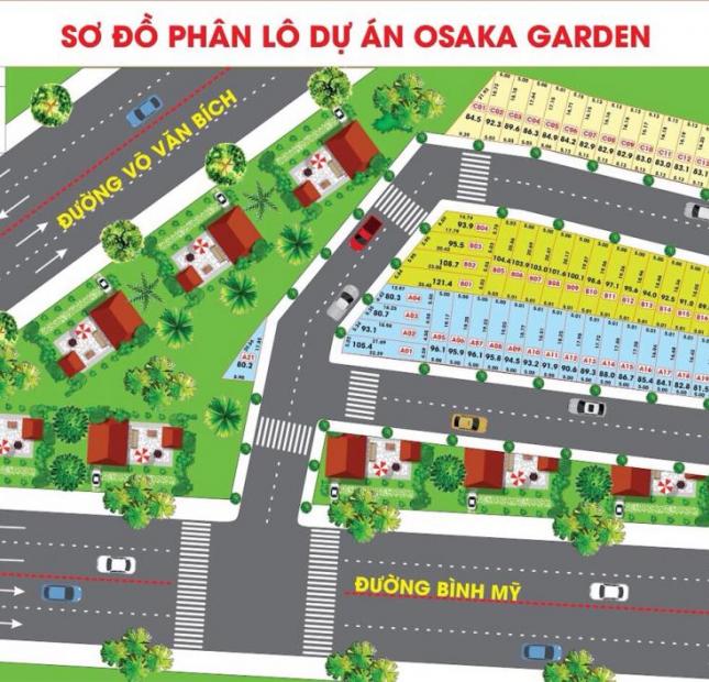 Mở giữ chỗ dự án Osaka Garden, Bình Mỹ, Củ Chi