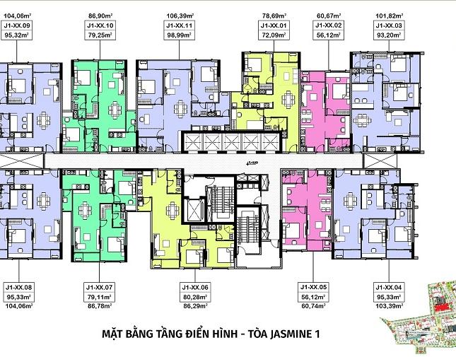 Bán 10  căn nội bộ duy nhất  Hà Đô Centrosa giá từ 45tr/m2 căn 1pn,2pn,3pn lh:0906.2341.69