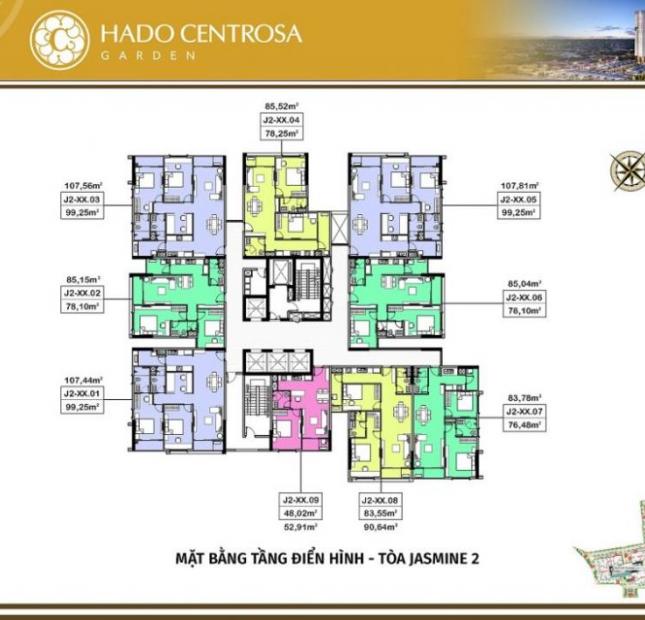 bán căn hộ Hà Đô Centrosa đợt cuối giá 45tr/m2 hiện tại còn 200 căn, tháng 11 bàn giao nhà lh: 0906.2341.69