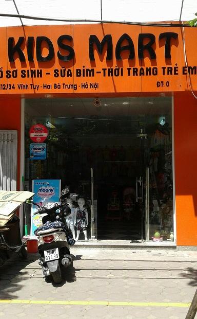 Nhượng shop Kid Mart tại 112/34 Vĩnh Tuy (phố Dương Văn Bé), 01687234788