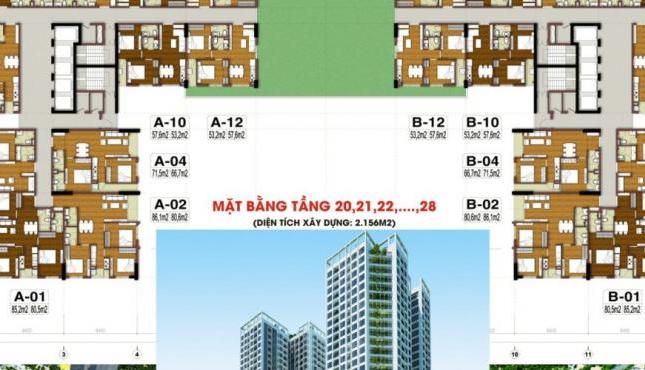Thật dễ dàng để sở hữu căn hộ chung cư cao cấp Tecco Tower, Thanh Trì, chỉ với 350tr