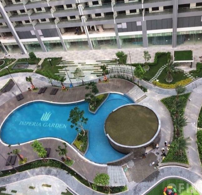 Cho thuê chung cư Imperia Garden 203 Nguyễn Huy Tưởng, 88m2, cơ bản, view trực diện bể bơi