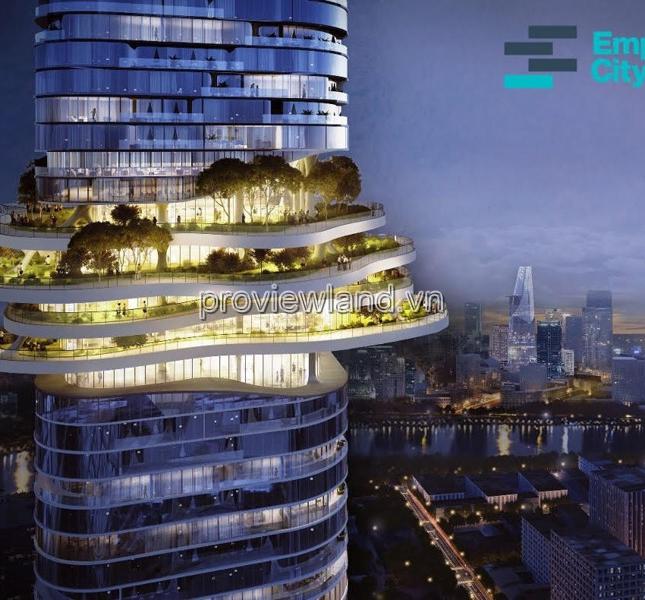 Căn hộ Empire City rẻ hơn thị trường 300 triệu cần bán, 1PN, tầng thấp, tháp T2