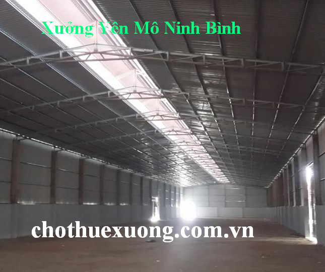 Cho thuê kho, nhà xưởng, đất tại Yên Mô,  Ninh Bình diện tích 2005m2  giá 35 Nghìn/m²/tháng