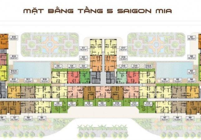 CHCC Saigon Mia Trung Sơn tiêu chuẩn 5 sao chỉ 1.9 tỷ/PN