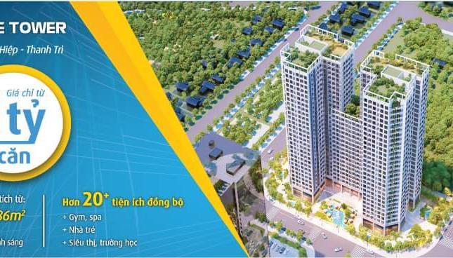 Bán căn hộ chung cư tại Dự án Tecco Tứ Hiệp, Thanh Trì,  Hà Nội diện tích 62m2  giá 20 Triệu/m²
