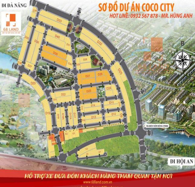 Mở bán Coco City, liền kề Cocobay, đất nền sổ đỏ đẹp nhất bên Sông Cổ Cò. LH 0984577968
