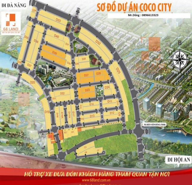 Không xem sẽ bỏ lỡ một cơ hội đầu tư - Khu đất vị trí vàng phía nam đà nẵng – dự án CocoCity