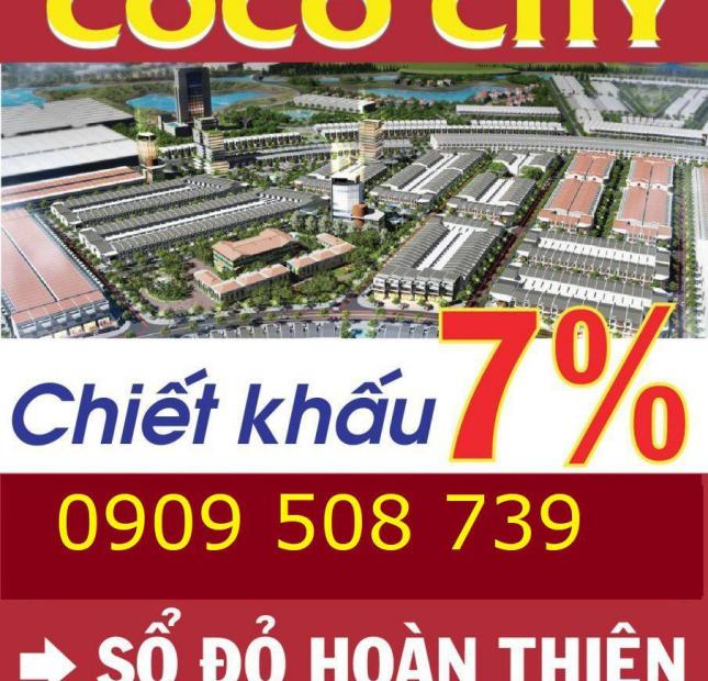 Bán đất dự án Coco city ngay cạnh Cocobay- Chiết khấu 7% + 5 chỉ vàng chỉ duy nhất trong tuần này.