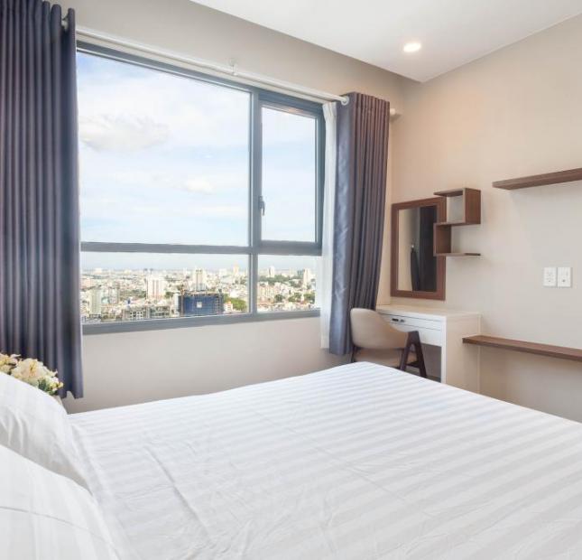 Cho thuê căn hộ 2 phòng ngủ tại The Gold View quận4, đầy đủ nội thất, lầu cao, view đẹp,giá thuê 20tr/th. LH: 0905851609